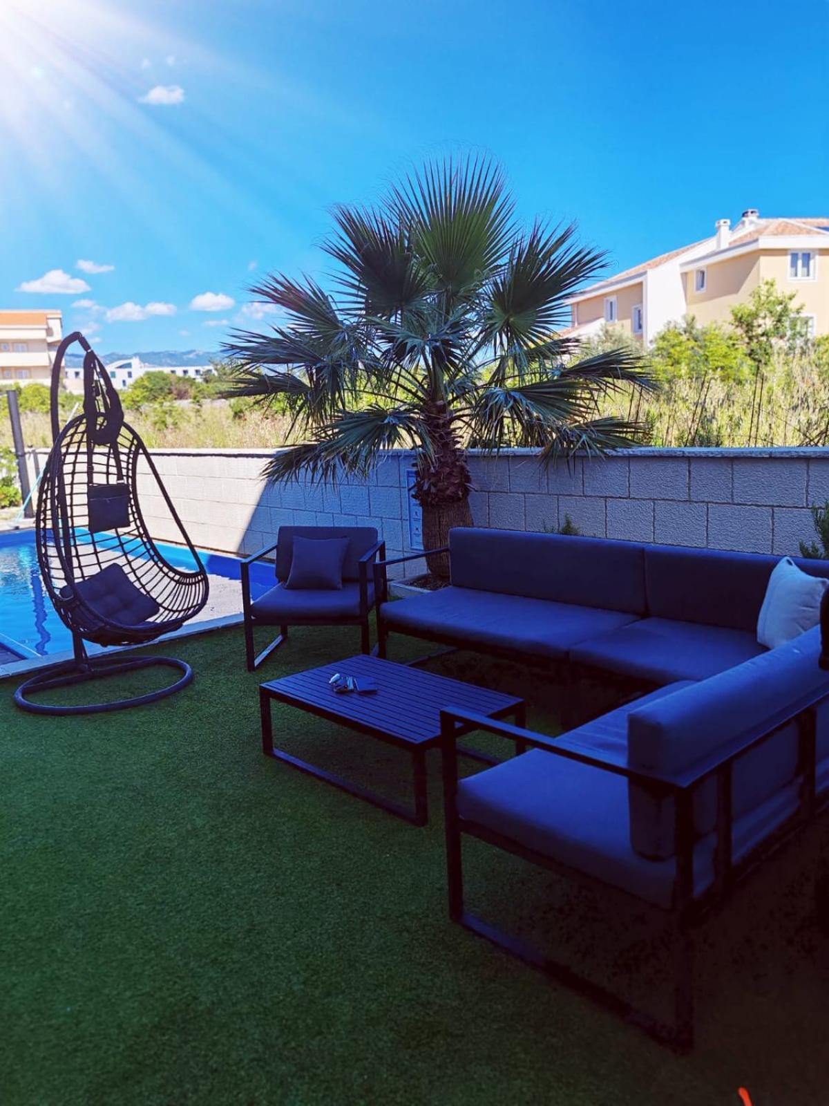 Apartmani Anastasia With Pool, Novalja Kültér fotó